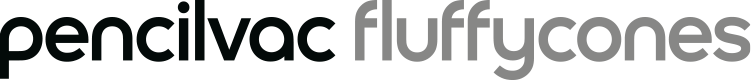 The Dyson PencilVac Fluffycones Staubsauger Logo.