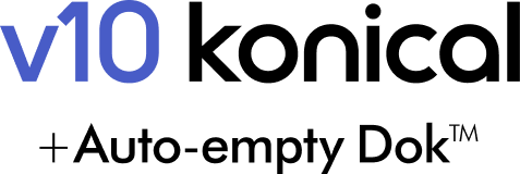 Dyson V10 Konical + Auto-empty Dok Logo