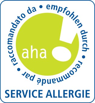 Allergie-Gütersiegel von Service Allergie Suisse